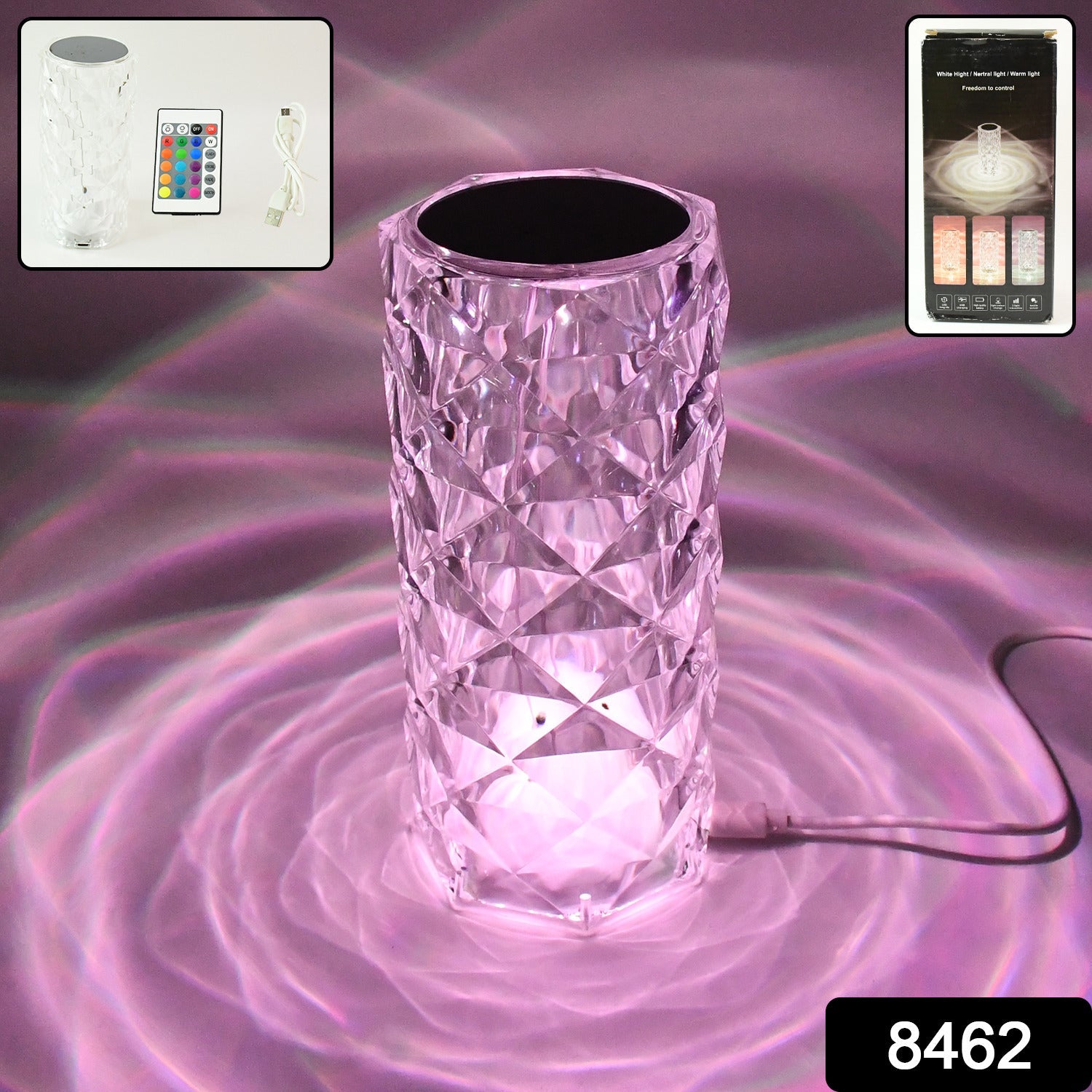 LED Touch-Control Crystal Table LED Touch-Control Crystal Table